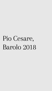 Pio Cesare, Barolo 2018